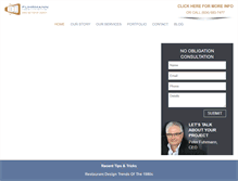 Tablet Screenshot of fuhrmannconstruction.com